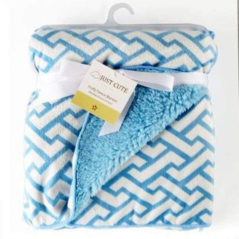 Thick Double Layer Fleece Baby Blanket - X - Blanket